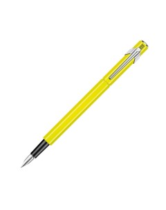 Перьевая ручка Office 849 Fluo Yellow M Caran d`ache