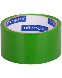 Клейкая лента упаковочная 48 66 40 м зеленая Officespace