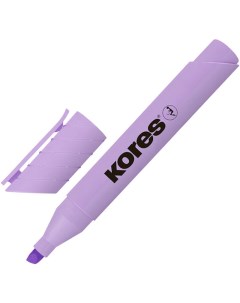 Текстовыделитель High Liner Plus Pastel фиолетовый толщина линии 0 5 5 мм 1536765 Kores