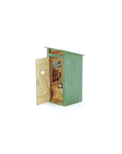 Сборная модель Деревянный туалет 50162 1 35 Zipmaket