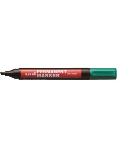 Маркер перманентный Uni 380B 1 4 5мм клиновидный зеленый упаковка из 12 штук Uni mitsubishi pencil