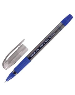 Ручка гелевая Soft Gel Fine 143391 синяя 0 4 мм 12 штук Pensan