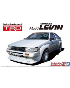 Сборная модель 1 24 TRD AE86 Corolla Levin 05798 Aoshima