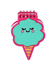 Блокнот Ice Cream А7 бирюзово розовый 30 листов Fun