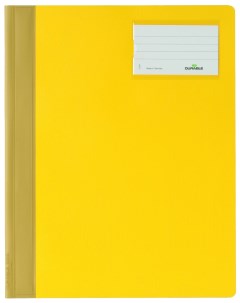 Папка скоросшиватель Management File c инфо окном Желтая Durable