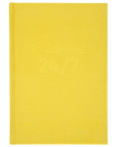 Ежедневник Dreamy недатированный твёрдая обложка жёлто фиолетовый 96 л Lorex