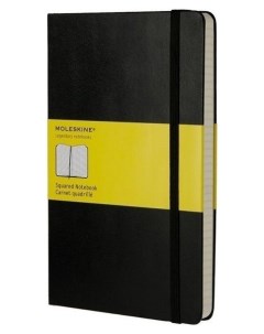 Блокнот Classic Large цвет черный в клетку Moleskine