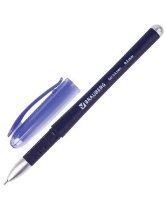 Ручка гелевая Impulse 141182 синяя 0 35 мм 12 штук Brauberg