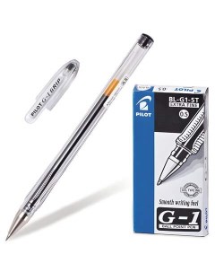 Ручка гелевая G 1 140469 черная 0 5 мм 12 штук Pilot