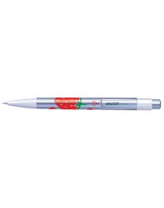 Шариковая ручка Strawberry пластик цвет серый с рисунком Hauser