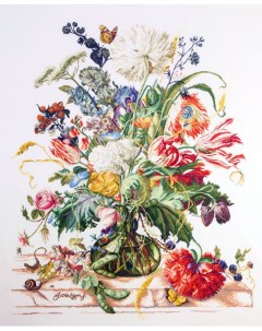 Набор для вышивания Эпоха тюльпанов Культ цветка арт 06 002 70 Марья искусница