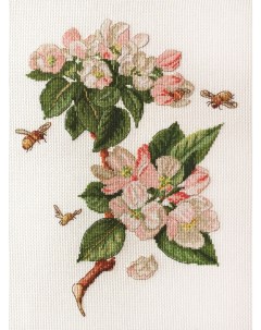 Набор для вышивания Цветущая яблоня по рисунку А Лунцер арт 06 002 34 Марья искусница