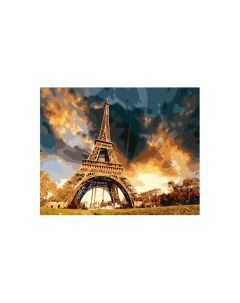 Картина по номерам GX7914 Эйфелева Башня на Закате Цветной