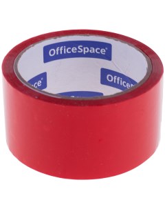 Клейкая лента упаковочная 48 66 40 м красная Officespace