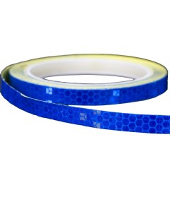 Клейкая лента светоотражающая синяя 8 м 15х1 см MC RFLT 04 Moscowcycling
