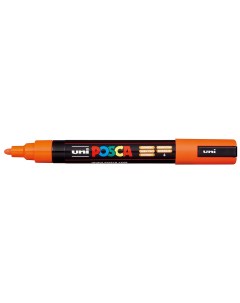 Маркер Uni POSCA PC 5M 1 8 2 5мм овальный оранжевый orange 4 Uni mitsubishi pencil