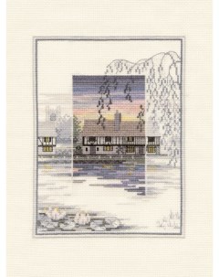 Набор для вышивания Lily Pond Cottage арт TWL07 Derwentwater designs