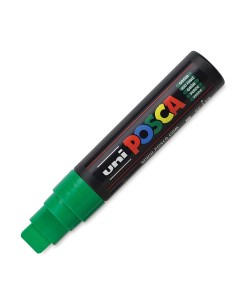 Маркер Uni POSCA PC 17K 15мм скошенный зеленый green 6 Uni mitsubishi pencil