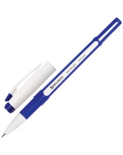 Ручка гелевая Contact 141184 синяя 0 5 мм 1 шт Brauberg
