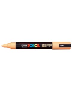 Маркер Uni POSCA PC 5M 1 8 2 5мм овальный лососевый light orange 54 Uni mitsubishi pencil