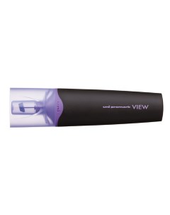 Текстовыделитель Uni Promark View 1 5мм фиолетовый упаковка из 12 штук Uni mitsubishi pencil