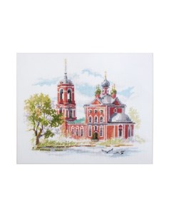 Набор для вышивания Переславль Залесский Сорокосвятская церковь 22х18см 3 24 Alisa