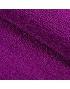 Бумага для упаковки и поделок гофрированная фиолетовая однотонная Cartotecnica rossi