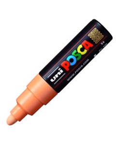 Маркер Uni POSCA PC 7M 4 5 5 5мм овальный лососевый light orange 54 Uni mitsubishi pencil