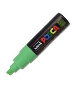 Маркер Uni POSCA PC 8K 8мм скошенный салатовый light green 5 Uni mitsubishi pencil