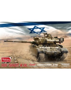 Сборная модель 1 35 Израильский основной боевой танк Shot Kal Gimel 35A032 Amusing hobby