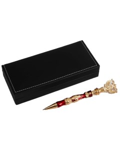 Шариковая ручка металл с гербом цвет красный Artfox