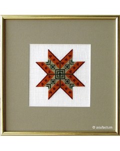 Набор для вышивания крестом Германия Звезда 3 10 5 10 5см арт 2900 Acufactum ute menze