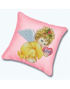 Подушка Маленький ангел набор для вышивания крестиком P 800 Белоснежка