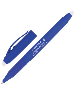 Ручка гелевая Soft Silk 143253 синяя 0 7 мм 1 шт Brauberg