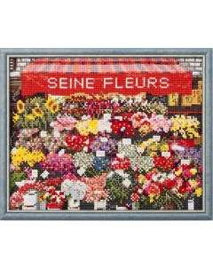 Набор для вышивания LECIEN Цветочный магазин в Париже арт 713 Lecien corporation