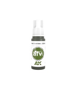 AK11342 Краска акриловая 3Gen Dark Green FS34102 Ak interactive