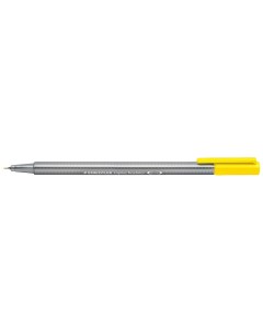 Ручка капиллярная Triplus одноразовая 0 3 мм Желтый Staedtler