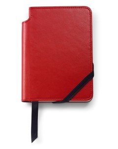 Записная книжка Journal Crimson 160 стр в линейку с отделением для ручки Cross