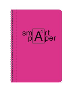 Тетрадь Smart Розовый клетка А4 80 листов Listoff