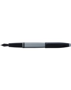 Перьевая ручка Calais Matte Gray and Black Lacquer перо M AT0116 26MJ Cross