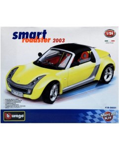 Сборная модель автомобиля Smart Roadster масштаб 1 24 18 25021 Bburago