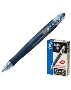 Ручка гелевая G6 черная 0 5 мм 1 шт Pilot