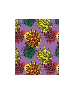 Дневник универсальный Цветные ананасы Апплика