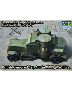 Сборная модель 1 72 Британский бронеавтомобиль 1МВ Austin Mk IV 72008 Masterbox