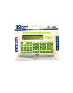 Инженерный 10 разрядный калькулятор Kenko KK 1006C Зелёный Markethot