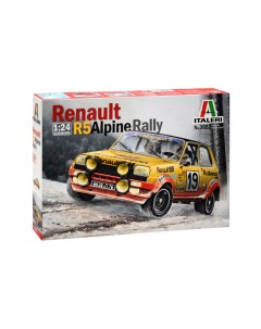 Сборная модель 1 24 Автомобиль Renault 5 Alpine 1978 3652 Italeri