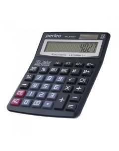 Калькулятор PF_A4027 бухгалтерский 12 разр GT черный Perfeo