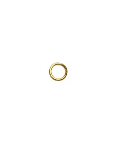 Кольцо соединительное для бижутерии диам 6 мм золото 100 шт Дамское счастье
