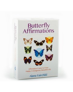 Карты Таро Бабочка Аффирмации Butterfly Affirmations Cards Blue Angel Blue angel publishing
