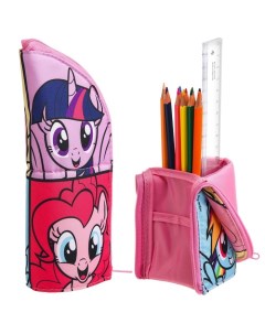 Пенал тубус подставка Пинки Пай и Искорка 8 5х21 см My Little Pony Hasbro